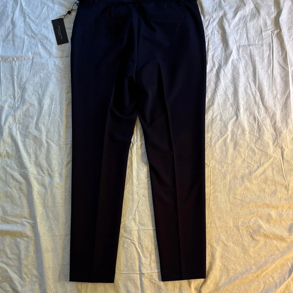 Tommy Hilfiger Navy Ankle Pants. - Picture 2 of 3